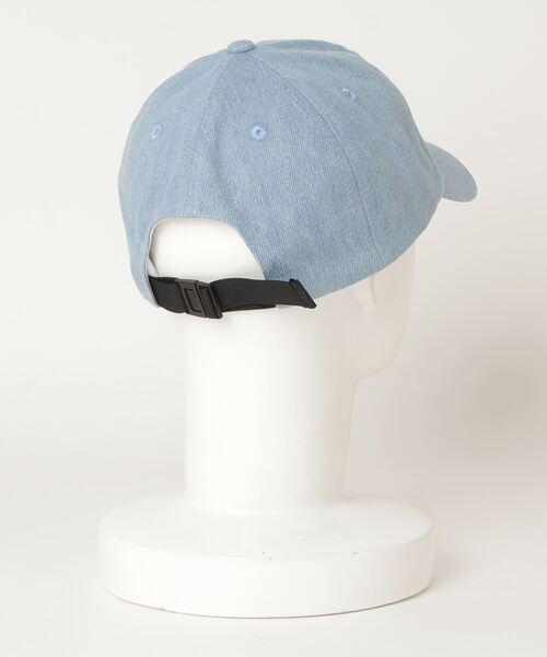 X-girl（エックスガール）の「RUBBER BOX LOGO CAP（キャップ・レディース・ライトブルー/ブラック/インディゴブルー/マルチ・ONE SIZE）」の7枚目の写真