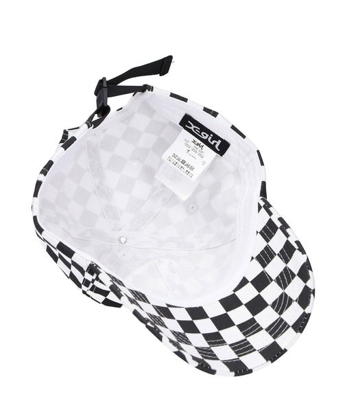 X-girl（エックスガール）の「RUBBER BOX LOGO CAP（キャップ・レディース・ライトブルー/ブラック/インディゴブルー/マルチ・ONE SIZE）」の12枚目の写真