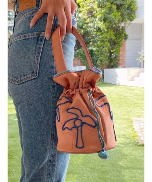 Vicente（ヴィセンテ）の「Mini quilting bag（ハンドバッグ・レディース・イエロー/ブラウン・FREE）」の2枚目の写真