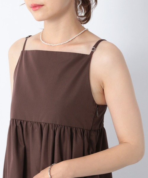 Heather（ヘザー）の「バックシャンコットン混ワンピースセット2P　956613（ワンピース・レディース・ホワイト/ブラック/ブラウン・FREE）」の19枚目の写真