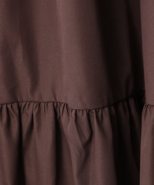 Heather（ヘザー）の「バックシャンコットン混ワンピースセット2P　956613（ワンピース・レディース・ホワイト/ブラック/ブラウン・FREE）」の22枚目の写真