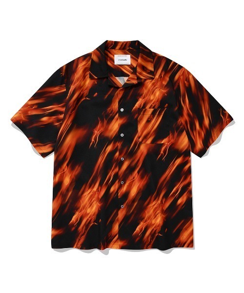 VIVASTUDIO（ビバスタジオ）の「フレイムシャツ / FLAME SHIRTS（シャツ/ブラウス・メンズ・ブラック・MEDIUM/LARGE）」の6枚目の写真