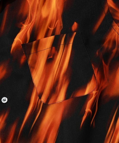 VIVASTUDIO（ビバスタジオ）の「フレイムシャツ / FLAME SHIRTS（シャツ/ブラウス・メンズ・ブラック・MEDIUM/LARGE）」の11枚目の写真