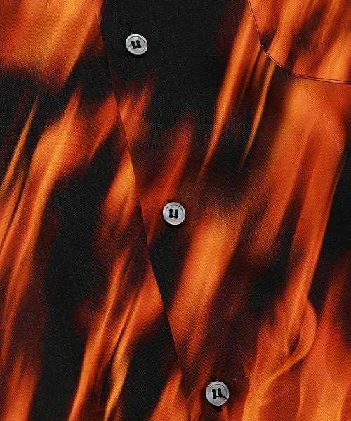 VIVASTUDIO（ビバスタジオ）の「フレイムシャツ / FLAME SHIRTS（シャツ/ブラウス・メンズ・ブラック・MEDIUM/LARGE）」の2枚目の写真