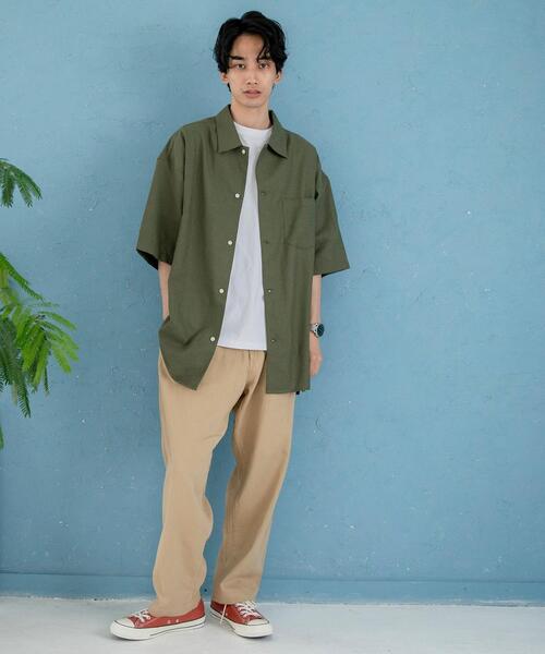 coen（コーエン）の「2タックワイドテーパードパンツ（その他パンツ・メンズ・ブラック/ベージュ/ホワイト・LARGE/X-LARGE/SMALL/MEDIUM）」の13枚目の写真