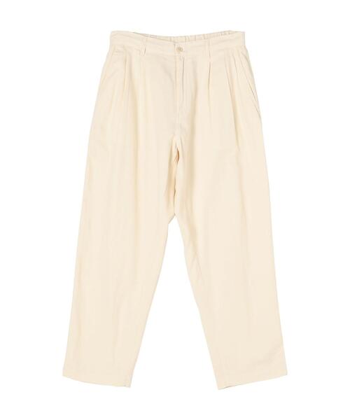 coen（コーエン）の「2タックワイドテーパードパンツ（その他パンツ・メンズ・ブラック/ベージュ/ホワイト・LARGE/X-LARGE/SMALL/MEDIUM）」の14枚目の写真