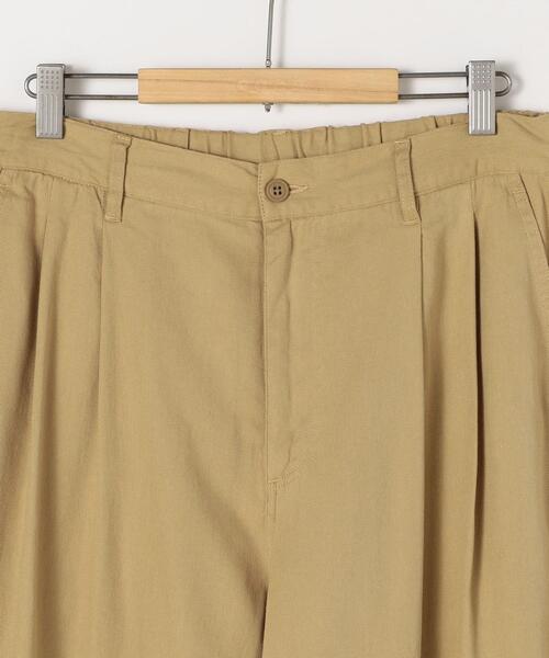 coen（コーエン）の「2タックワイドテーパードパンツ（その他パンツ・メンズ・ブラック/ベージュ/ホワイト・LARGE/X-LARGE/SMALL/MEDIUM）」の18枚目の写真