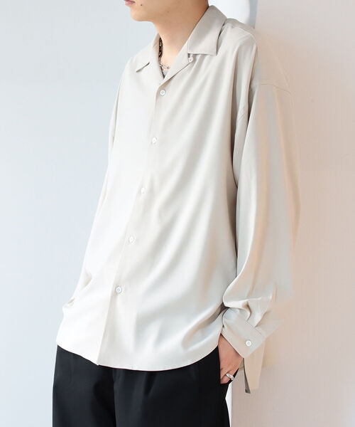 BeAMS DOT(ビームスドット)の「BeAMS DOT / プレーン オープンカラーシャツ(シャツ/ブラウス・メンズ・ホワイト/ベージュ・MEDIUM/LARGE)」の20枚目の写真