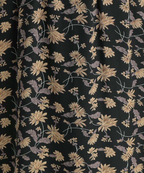 Andemiu(アンデミュウ)の「ヴィンテージフラワーワンピース216846(ワンピース・レディース・ブラック/オフホワイト・FREE)」の20枚目の写真