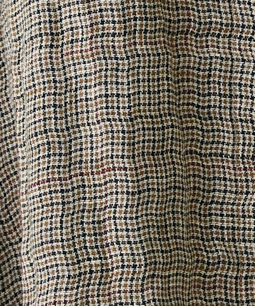 conges payes ADIEU TRISTESSE（コンジェ ペイエ アデュートリステス）の「ガーゼフレアーワンピース（ワンピース・レディース・ブラック/ベージュ系その他・38）」の8枚目の写真