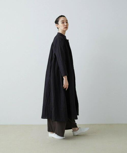 conges payes ADIEU TRISTESSE（コンジェ ペイエ アデュートリステス）の「ガーゼフレアーワンピース（ワンピース・レディース・ブラック/ベージュ系その他・38）」の12枚目の写真