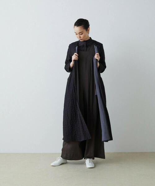 conges payes ADIEU TRISTESSE（コンジェ ペイエ アデュートリステス）の「ガーゼフレアーワンピース（ワンピース・レディース・ブラック/ベージュ系その他・38）」の13枚目の写真