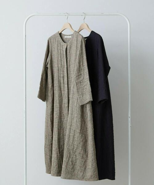 conges payes ADIEU TRISTESSE（コンジェ ペイエ アデュートリステス）の「ガーゼフレアーワンピース（ワンピース・レディース・ブラック/ベージュ系その他・38）」の15枚目の写真