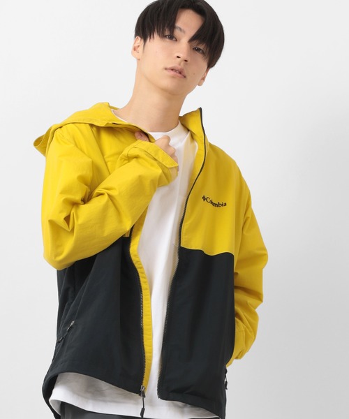 Columbia（コロンビア）の「【Columbia/コロンビア】 VIZZAVONA PASS  JACKET /ナイロンジャケット/PM3864（ナイロンジャケット・メンズ・ブラック/ベージュ/オリーブ/イエロー/ブルー/カーキ/ベージュ×ブラック/ライトカーキ・S/M/L/XL）」の12枚目の写真