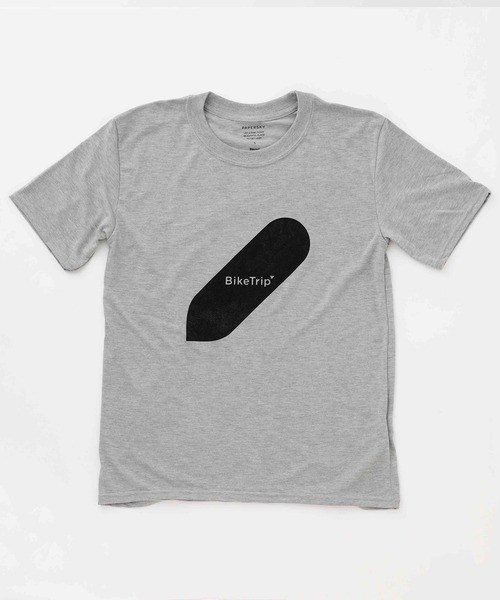 PAPERSKY（ペーパースカイ）の「PAPERSKY ペーパースカイ Bike Trip T バイクトリップ Tシャツ（Tシャツ/カットソー・メンズ・グレー・S/M/L）」の4枚目の写真