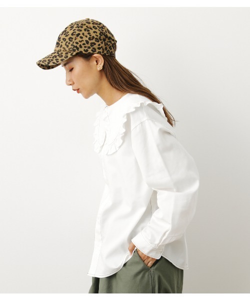 RODEO CROWNS WIDE BOWL（ロデオクラウンズワイドボウル）の「ﾋﾞｯｸﾞｶﾗｰﾌﾞﾗｳｽ（シャツ/ブラウス・レディース・オフホワイト/ブルー/イエロー系その他・FREE）」の16枚目の写真