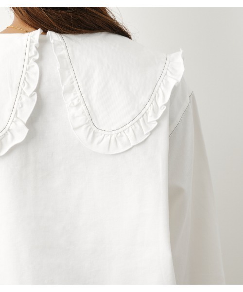 RODEO CROWNS WIDE BOWL（ロデオクラウンズワイドボウル）の「ﾋﾞｯｸﾞｶﾗｰﾌﾞﾗｳｽ（シャツ/ブラウス・レディース・オフホワイト/ブルー/イエロー系その他・FREE）」の22枚目の写真