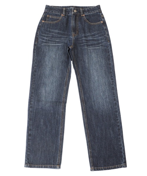 GLAZOS（グラソス）の「[ストレート]ヴィンテージ加工デニムパンツ（デニムパンツ・キッズ・インディゴブルー/ブルー・130cm/140cm/150cm/160cm/170cm）」の6枚目の写真