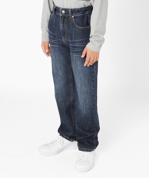 GLAZOS（グラソス）の「[ストレート]ヴィンテージ加工デニムパンツ（デニムパンツ・キッズ・インディゴブルー/ブルー・130cm/140cm/150cm/160cm/170cm）」の8枚目の写真