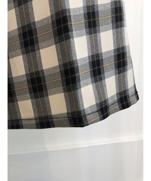 ulu(ウル)の「Check design straight wide pants(その他パンツ・レディース・ブラック/グリーン・FREE)」の19枚目の写真