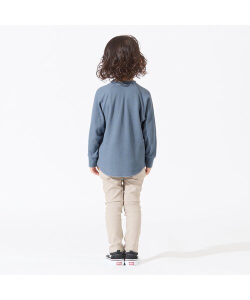 BREEZE（ブリーズ）の「サーマルTシャツ（Tシャツ/カットソー・キッズ・キャメル/アイボリー/ピンク/ブラック/カーキ/ダークブルー・110/80/90/130/150/100/120/140）」の9枚目の写真