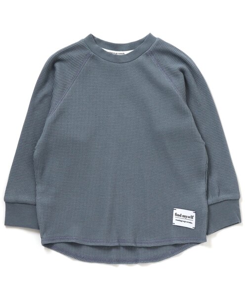 BREEZE（ブリーズ）の「サーマルTシャツ（Tシャツ/カットソー・キッズ・キャメル/アイボリー/ピンク/ブラック/カーキ/ダークブルー・110/80/90/130/150/100/120/140）」の14枚目の写真