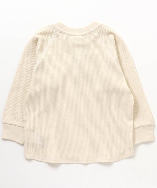 BREEZE（ブリーズ）の「サーマルTシャツ（Tシャツ/カットソー・キッズ・キャメル/アイボリー/ピンク/ブラック/カーキ/ダークブルー・110/80/90/130/150/100/120/140）」の16枚目の写真