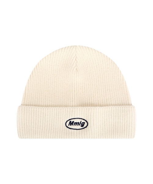 87mm（87mm）の「【87MM / Mmlg】MMLG BEANIE / パルチムエムエム MMLG ロゴ ビーニー（ニットキャップ/ビーニー・レディース・ネイビー/グレー/アイボリー/ブラック・FREE）」の3枚目の写真