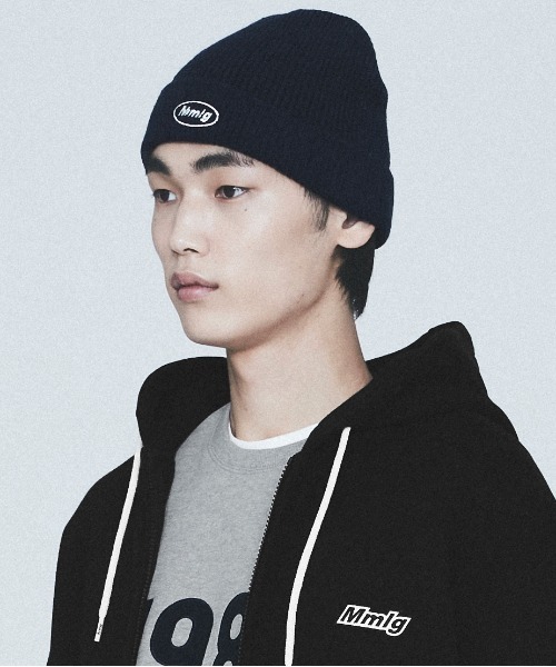87mm（87mm）の「【87MM / Mmlg】MMLG BEANIE / パルチムエムエム MMLG ロゴ ビーニー（ニットキャップ/ビーニー・レディース・ネイビー/グレー/アイボリー/ブラック・FREE）」の12枚目の写真