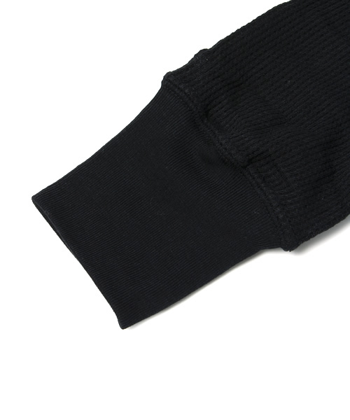 HANES（ヘインズ）の「メンズ ヘインズ ヘンリーネック サーマル Hanes L/S Thermal 14-152H（その他アンダーウェア/インナー・メンズ・ブラック/グレー/ホワイト・LARGE/MEDIUM）」の6枚目の写真