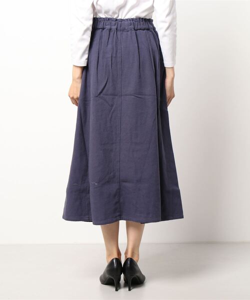 CUBE SUGAR（キューブシュガー）の「ウォームツイル サイドポケット スカート（スカート・レディース・ナチュラル/ダークパープル/カーキ/ブラウン・M）」の5枚目の写真