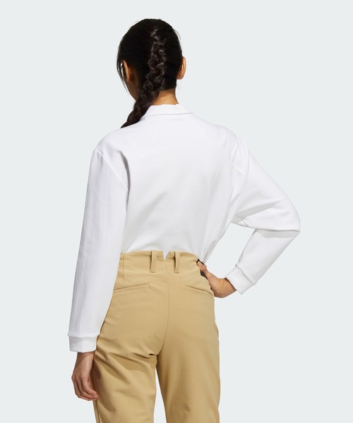 adidas(アディダス)の「クルーネックスキッパー 長袖ストレッチシャツ【adidas Golf/アディダスゴルフ】(ポロシャツ・レディース・ネイビー/ホワイト・LARGE/X-LARGE/SMALL/MEDIUM/XX-LARGE)」の8枚目の写真