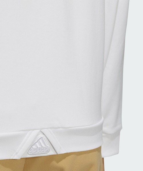 adidas(アディダス)の「クルーネックスキッパー 長袖ストレッチシャツ【adidas Golf/アディダスゴルフ】(ポロシャツ・レディース・ネイビー/ホワイト・LARGE/X-LARGE/SMALL/MEDIUM/XX-LARGE)」の4枚目の写真