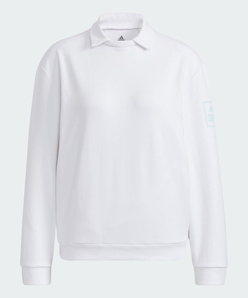 adidas(アディダス)の「クルーネックスキッパー 長袖ストレッチシャツ【adidas Golf/アディダスゴルフ】(ポロシャツ・レディース・ネイビー/ホワイト・LARGE/X-LARGE/SMALL/MEDIUM/XX-LARGE)」の15枚目の写真