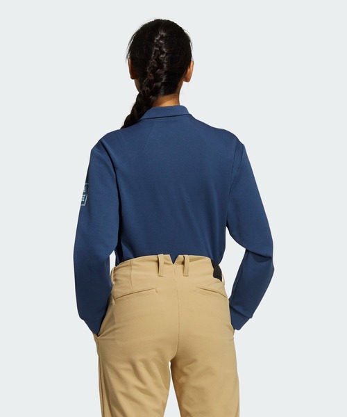 adidas(アディダス)の「クルーネックスキッパー 長袖ストレッチシャツ【adidas Golf/アディダスゴルフ】(ポロシャツ・レディース・ネイビー/ホワイト・LARGE/X-LARGE/SMALL/MEDIUM/XX-LARGE)」の18枚目の写真