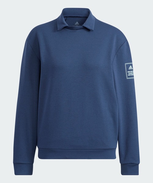 adidas(アディダス)の「クルーネックスキッパー 長袖ストレッチシャツ【adidas Golf/アディダスゴルフ】(ポロシャツ・レディース・ネイビー/ホワイト・LARGE/X-LARGE/SMALL/MEDIUM/XX-LARGE)」の16枚目の写真