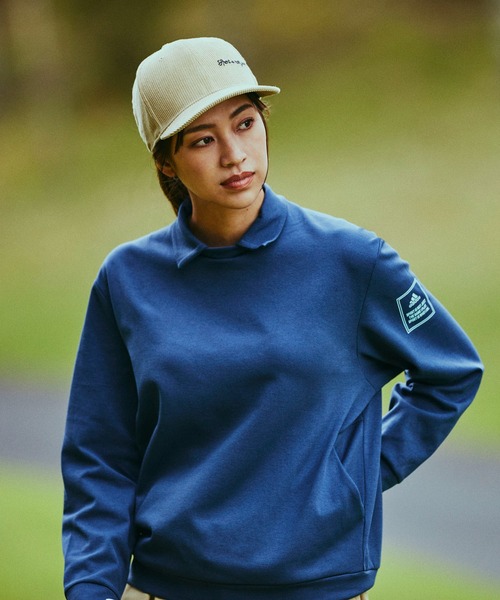 adidas(アディダス)の「クルーネックスキッパー 長袖ストレッチシャツ【adidas Golf/アディダスゴルフ】(ポロシャツ・レディース・ネイビー/ホワイト・LARGE/X-LARGE/SMALL/MEDIUM/XX-LARGE)」の12枚目の写真