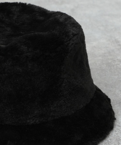 Heather（ヘザー）の「フェイクファーハット　237185（ハット・レディース・ブラック/ベージュ系・ONE SIZE）」の8枚目の写真