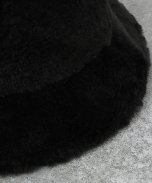 Heather（ヘザー）の「フェイクファーハット　237185（ハット・レディース・ブラック/ベージュ系・ONE SIZE）」の10枚目の写真