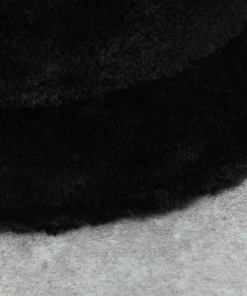 Heather（ヘザー）の「フェイクファーハット　237185（ハット・レディース・ブラック/ベージュ系・ONE SIZE）」の11枚目の写真