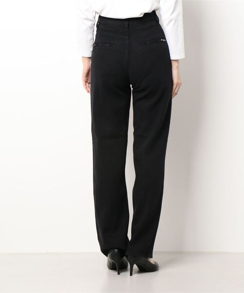 one way(ワンウェイ)の「【oneway Jeans】加工ありツイルストレートパンツ(その他パンツ・レディース・ライトブルー/ブラック・S/M)」の4枚目の写真