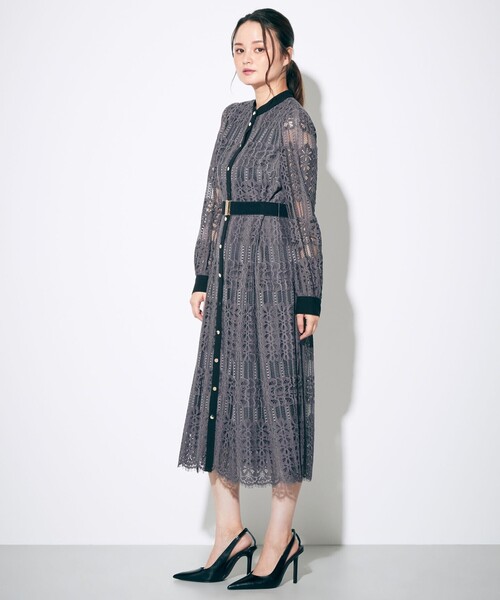 スタンドカラーレースワンピース ドレス Grace Continental グレースコンチネンタル のファッション通販 Zozotown