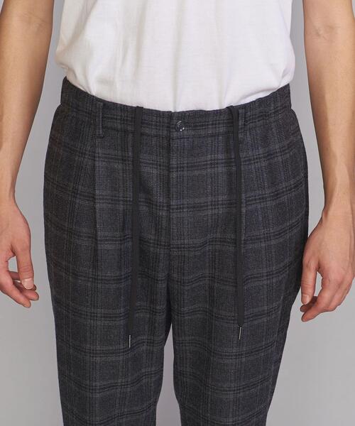 BEAUTY&YOUTH UNITED ARROWS（ビューティーアンドユースユナイテッドアローズ）の「BY ウォッシャブルフラノ テーパード チェック イージーパンツ（その他パンツ・メンズ・ダークブラウン/ダークグレー・S/M/L/XL）」の3枚目の写真