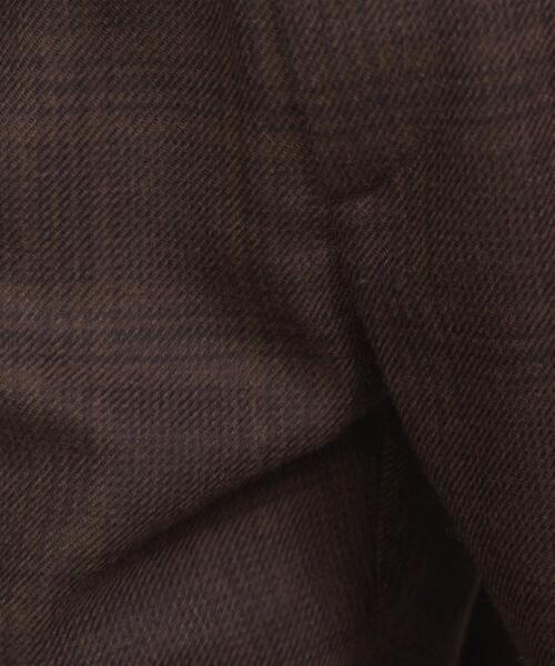 BEAUTY&YOUTH UNITED ARROWS（ビューティーアンドユースユナイテッドアローズ）の「BY ウォッシャブルフラノ テーパード チェック イージーパンツ（その他パンツ・メンズ・ダークブラウン/ダークグレー・S/M/L/XL）」の14枚目の写真