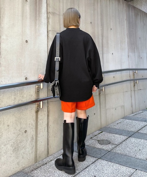 PAGEBOY（ページボーイ）の「ウールライクカラーショートパンツ（その他パンツ・レディース・ブラック/オレンジ/グリーン系その他/ピンク系その他・FREE）」の9枚目の写真