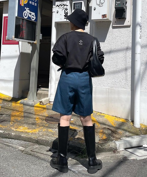 PAGEBOY（ページボーイ）の「ウールライクカラーショートパンツ（その他パンツ・レディース・ブラック/オレンジ/グリーン系その他/ピンク系その他・FREE）」の6枚目の写真