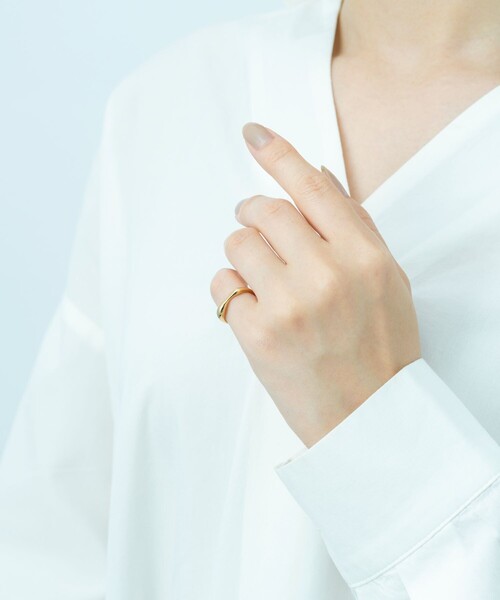 Jouete（ジュエッテ）の「ピンキーリング（リング・レディース・イエローゴールド・3号/5号/7号）」の3枚目の写真