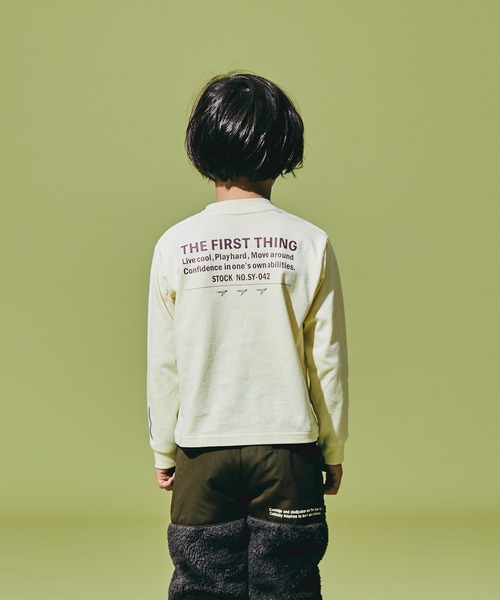 瞬足（シュンソク）の「瞬足/キッズ/アームスウィングロングスリーブTシャツ/SSA1060（Tシャツ/カットソー・キッズ・ホワイト/ブラック/ブラウン/イエロー・S/M/L/XL）」の18枚目の写真