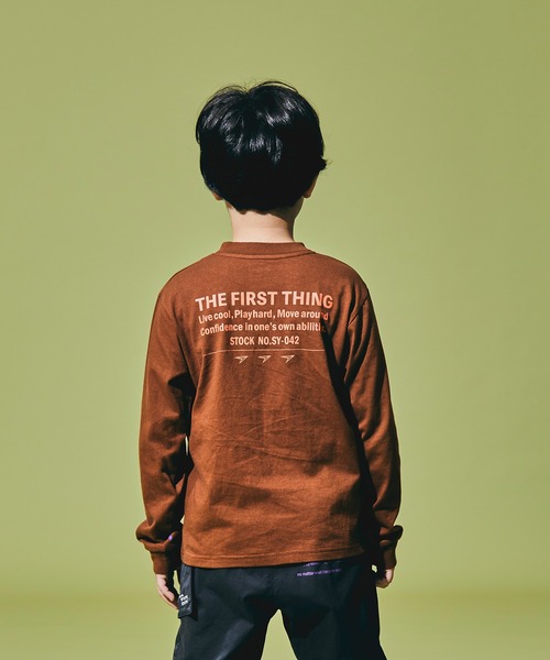 瞬足（シュンソク）の「瞬足/キッズ/アームスウィングロングスリーブTシャツ/SSA1060（Tシャツ/カットソー・キッズ・ホワイト/ブラック/ブラウン/イエロー・S/M/L/XL）」の20枚目の写真