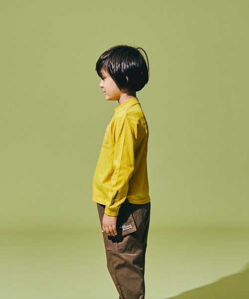 瞬足（シュンソク）の「瞬足/キッズ/アームスウィングロングスリーブTシャツ/SSA1060（Tシャツ/カットソー・キッズ・ホワイト/ブラック/ブラウン/イエロー・S/M/L/XL）」の14枚目の写真